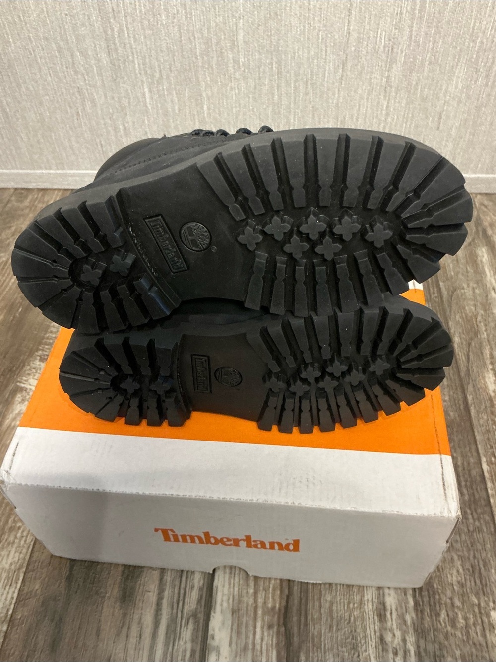 Black Lace-Up Lug Sole Boots - Picture 12 of 16